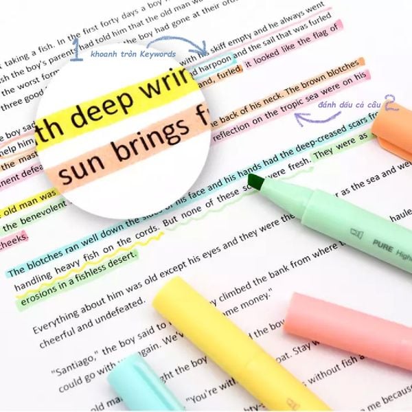 Bút highlight 2 đầu