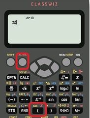 Cách viết chữ x trên máy tính Casio FX-580VNX
