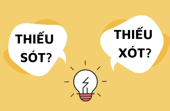 Thiếu sót hay thiếu xót