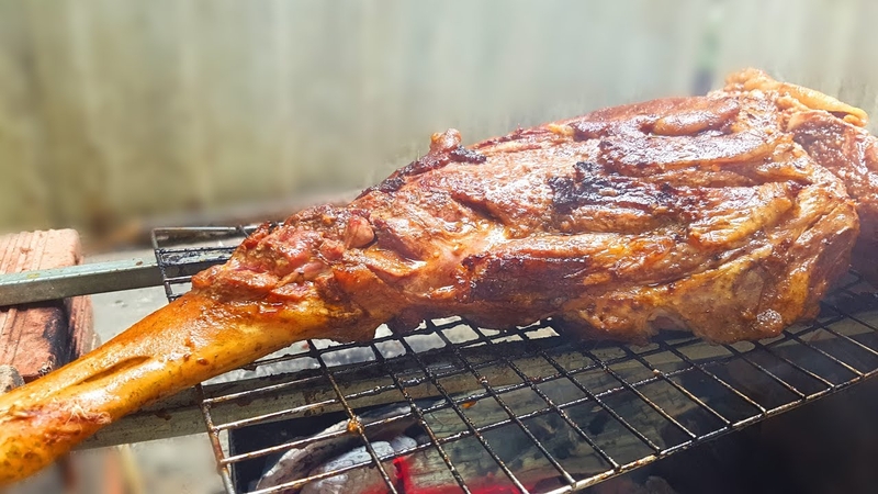 Đùi cừu nướng A Lộc Ninh Thuận
